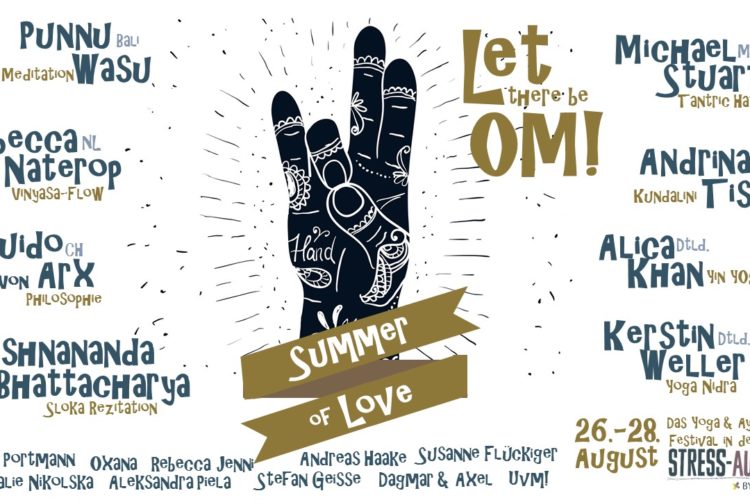 Yoga Festival Summer of Love mit internationalen Lehrern