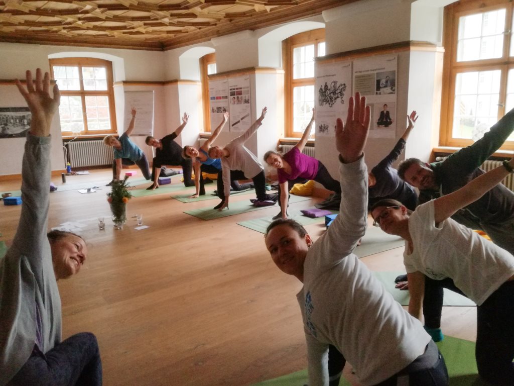 Yoga im Kloster