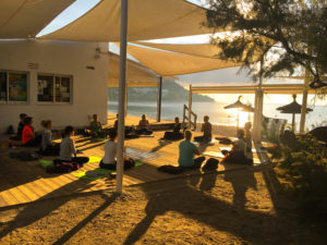 Meditieren bei den Yogaferien am Meer