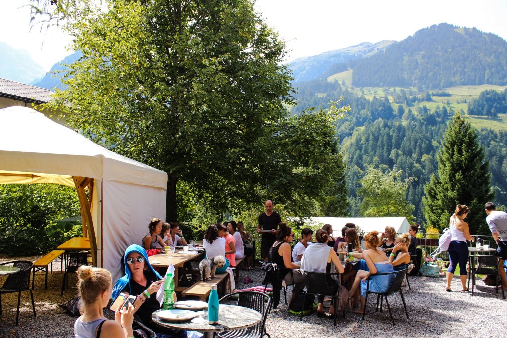 Ein Yoga Weekend in der Schweiz in den Bergen